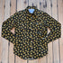 Rockmount ladies vintage brown sunflower print western shirt with diamond snaps and sawtooth pockets