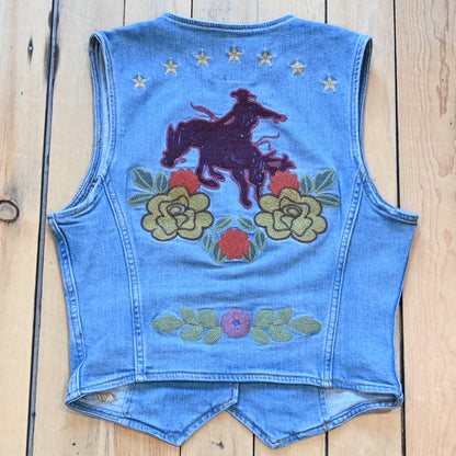 Wrangler x Lainey Wilson Festival Denim Vest
