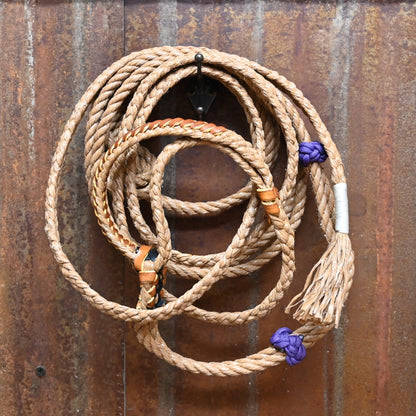 Barstow Pro Rodeo Jr Steer Riding Rope - Right Handed view of rope