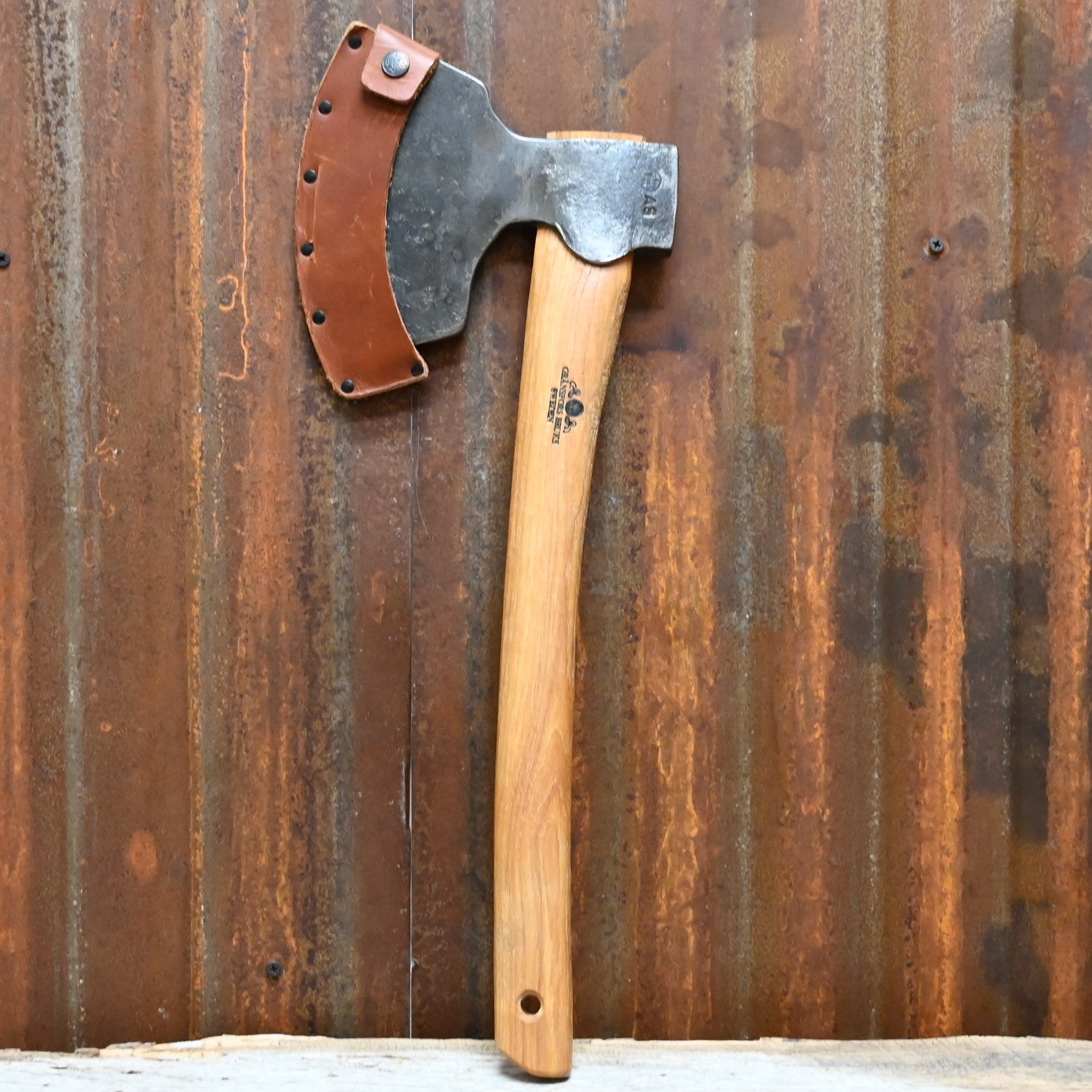 Gränsfors Bruk Broad Axe 1900 Left-Angled Sharpened Bevel On Right