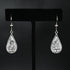 Vogt Silversmiths Florita Sterling Scroll Tear Drop Earrings