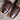 Hyer Augusta 13″ boot with metallic bone cowhide top and saddle tan vamp, square toe and leather heel