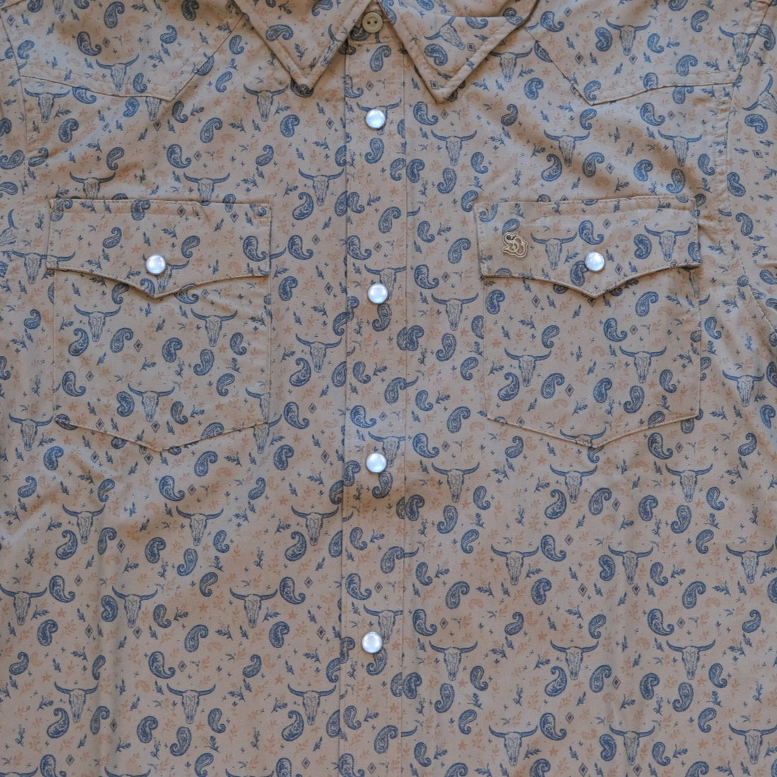 Schaefer Outfitter Short Sleeve Rambler Pearl Snap - Shiner