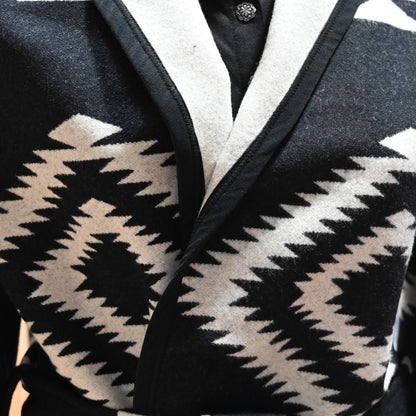 L Seven Los Ojos Wrap Coat view of detail