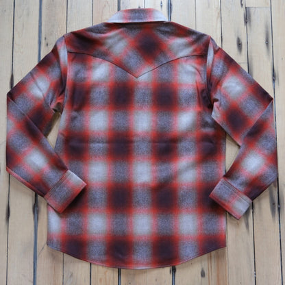 Pendleton Canyon Shirt - Red Tan Mix Ombre