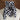 Cowboy Images Charmeuse 1 Inch Black Dot on White 44X44