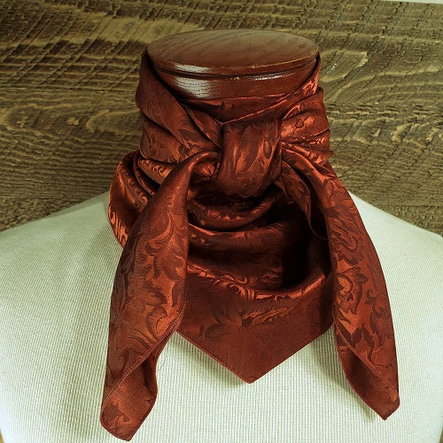 Cowboy Images Jacquard Copper Wild Rag