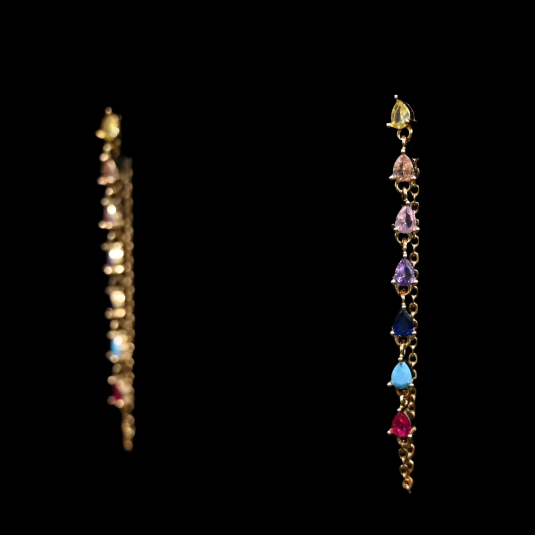 View of earrings