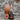 Hyer Augusta 13″ boot with metallic bone cowhide top and saddle tan vamp, square toe and leather heel
