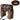 Trailmax Original Saddlebag in Brown view of saddle bag
