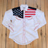 Rockmount Men’s American Flag Embroidered Western Shirt