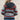 Blake - Ladies Wool Knit Sweater in Black Natural
