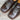 View of Hondo 16" cowboy boot with brown top, brown crazy horse vamp, wide square toe, and pull holes