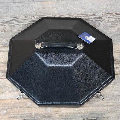 Classic Western Hat Carrier - Black view of hat can closed