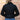 View of Black wool and suede Chimayo-style jacket by Schaefer with Western yoke and adjustable waist tabs
