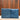 Latico Whitney Wallet with half Woven Front in Denim