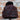 Pandemonium Reversible Faux Fur Beanie in Desert Sand Crimson & Black