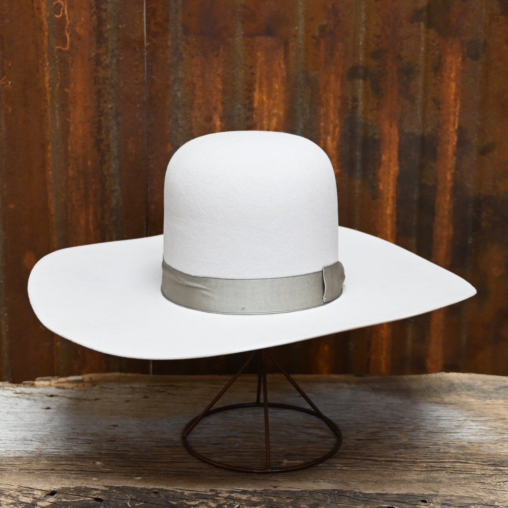 View of front of hat