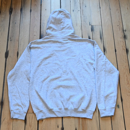 View of back of sweatshirt