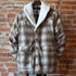 Schaefer Outfitter Wool Coat With Shearling Collar in taupe wool with shearling collar, snap-out vents and front pockets