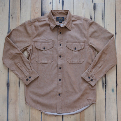 Filson Denim Guide Shirt in Harvest Tan.