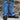 View of Hondo 11" cowboy boot with bone leather top, black steer vamp, and wide square toe