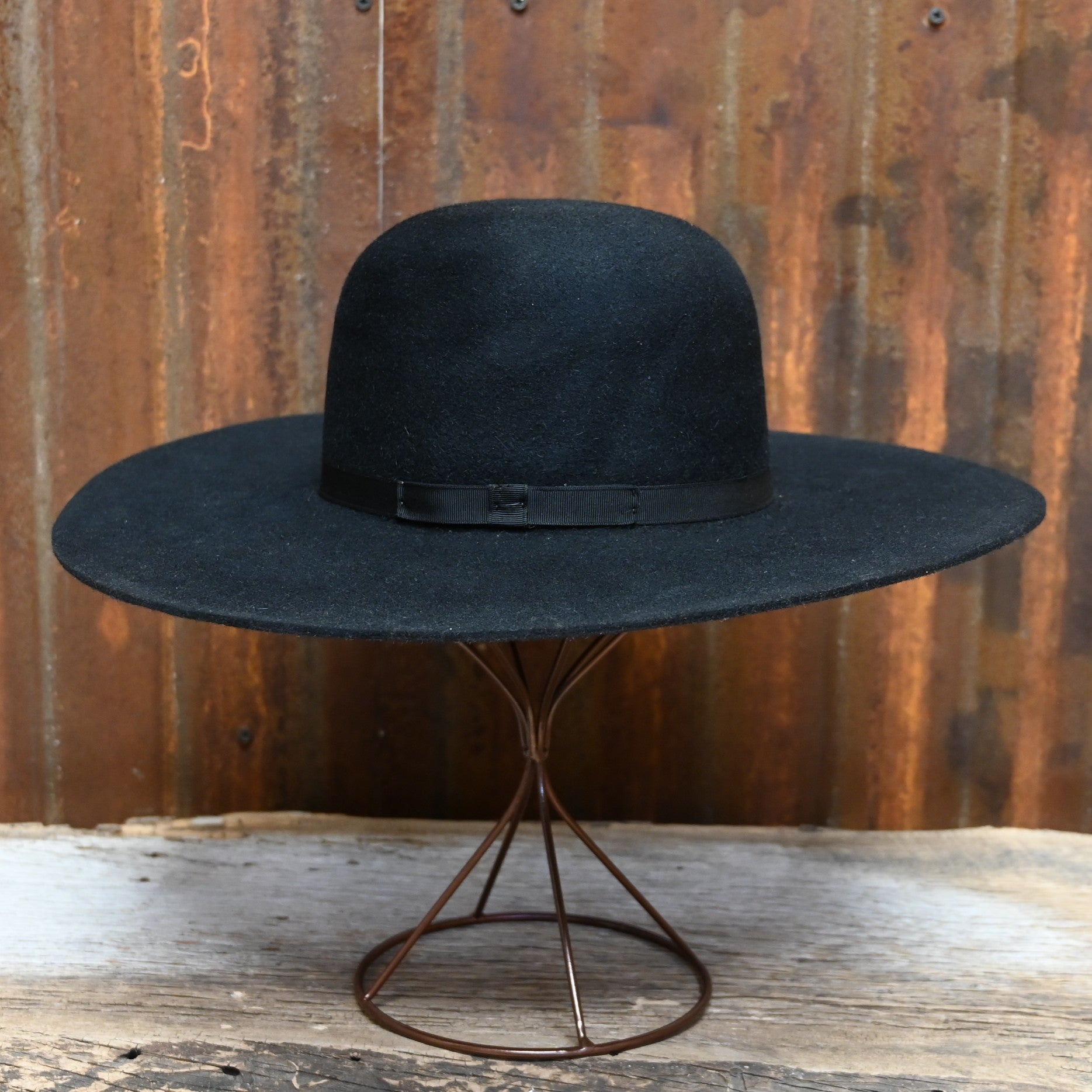 View of side of hat