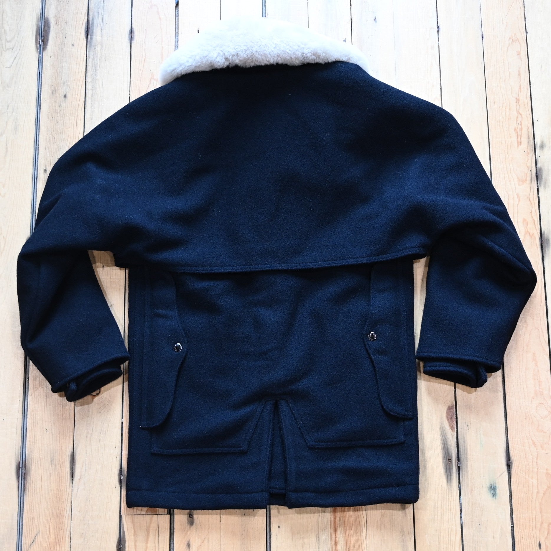 Filson Men’s Lined Mackinaw Wool Packer Coat Dark Navy