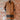 Filson Ladies Wool Long Cruiser Coat in Whiskey and Black Stripe with button front and cruiser pocket design