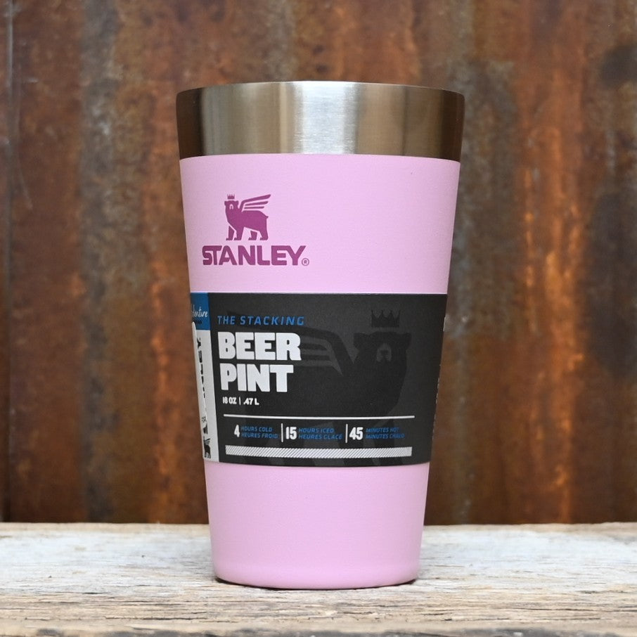 Stanley Adventure 16oz Pint in Cherry Blossom matte finish stainless steel.
