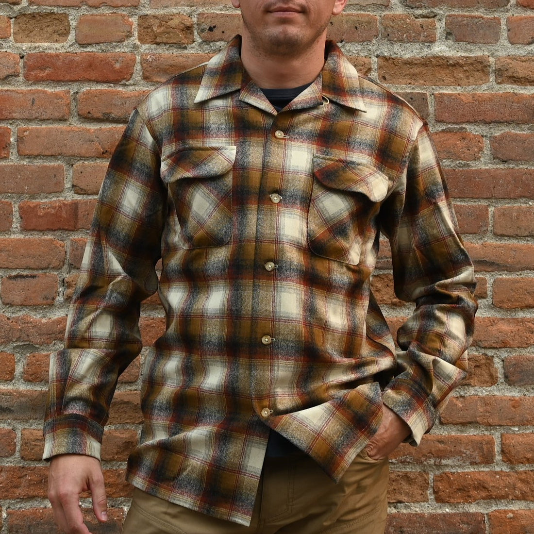 Pendleton – Copper Brown Ombre Board Shirt