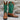 Nutted Calf Men's 16" Buckaroo Boot with Fancy Strap with Green Top and Tobacco Vamp view of front and side