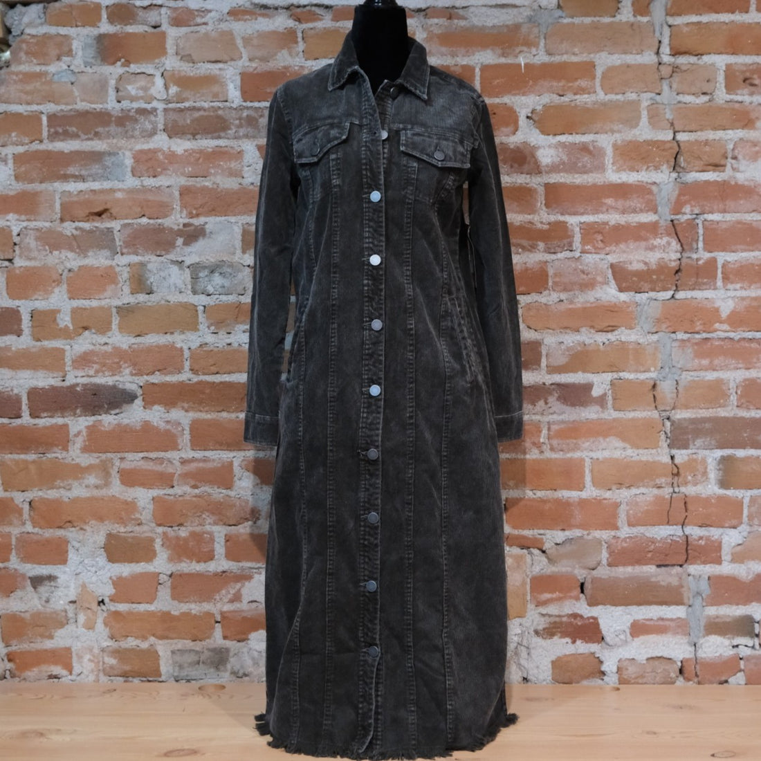 Scully HoneyCreek Olive Corduroy Duster