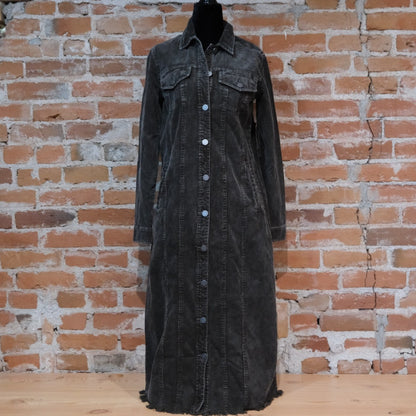 Scully HoneyCreek Olive Corduroy Duster