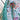 View of Heart of the West Floral Acid Wash Chinks with fringe detailing (34-38 inch waist)