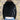 Morris Kaye black rabbit fur jacket with fox trim