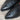 Ladies 11" Black Leather Boot W/Inlayed Roses view of toe
