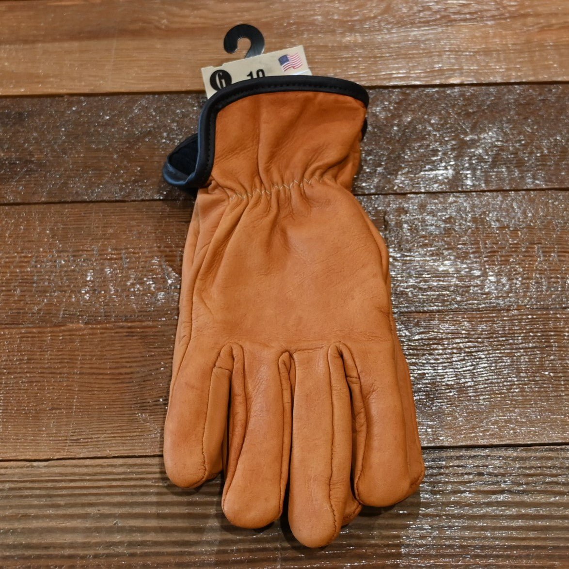 Merino Wool Lined Deerskin Work Gloves In Saddle Brown – Atomic 79