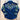 View of Rockmount kids navy shirt with embroidered crochet floral pattern, piping, and western detailing