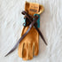 Barstow Pro Rodeo left hand lace-up steerhide leather glove