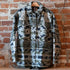 Johnny Was oversized jacket in Alain Jacquard woven blanket pattern with patch pockets