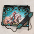 Mary Frances cowgirl crossbody handbag with Western beadwork