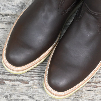 Nutted Calf Dark Brown Super Lettuce Picker view of toe