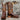 View of Hyer HAYS 13" boots showcasing brown Navaro American Bison vamp and Honey Mestizo cowhide top with Cutter toe and underslung heel