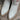 View of Macie Bean 15″ Cream Hotshot boot with almond vamp and citrus inlay shaft