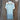 View of Double D Ranch Senoritas Rodeo Dress in Celestial Sky featuring embroidered floral print, pearl snap button closure, and drawstring waist
