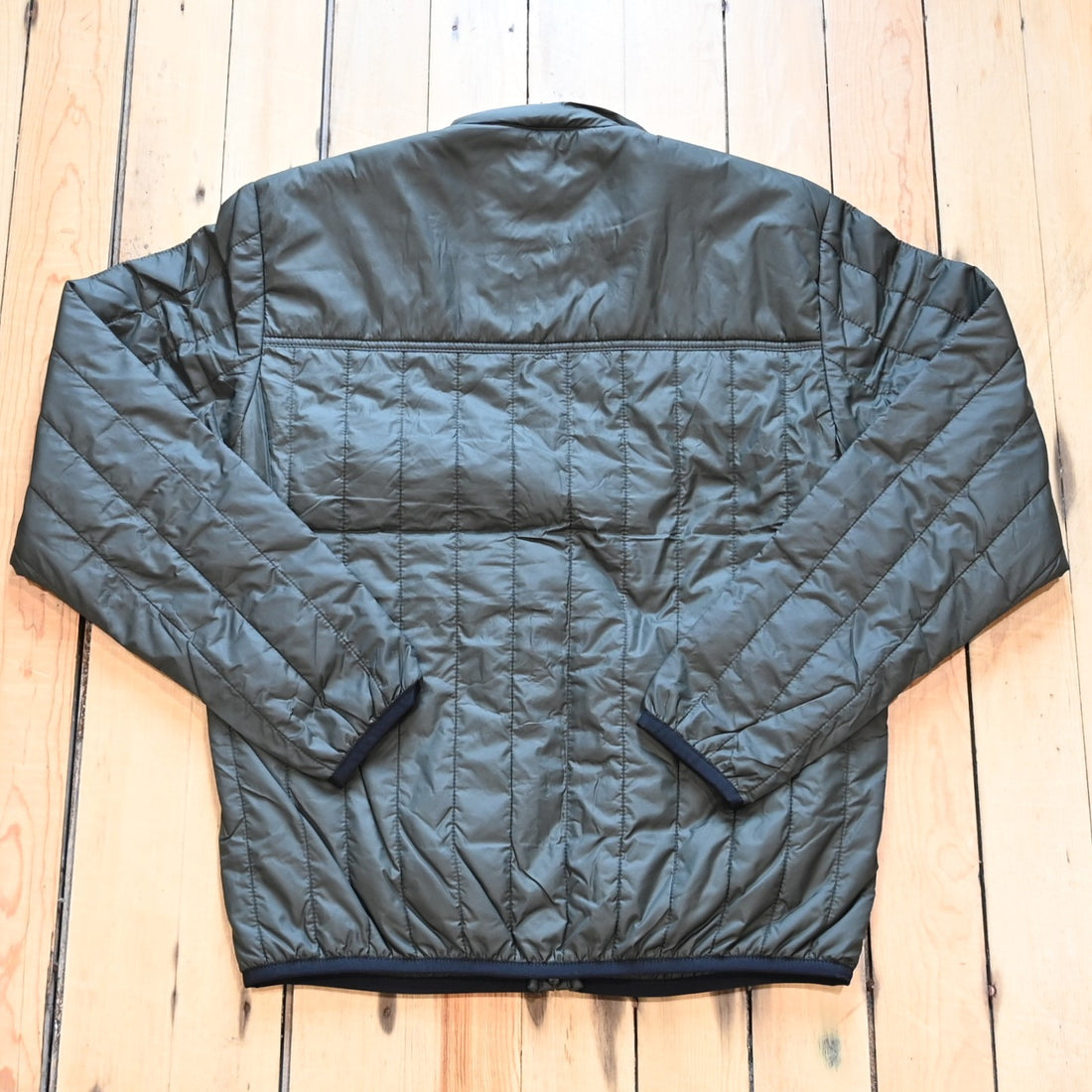 Filson Ultralight Jacket in Raven color; insulated, ultralight, hoodless