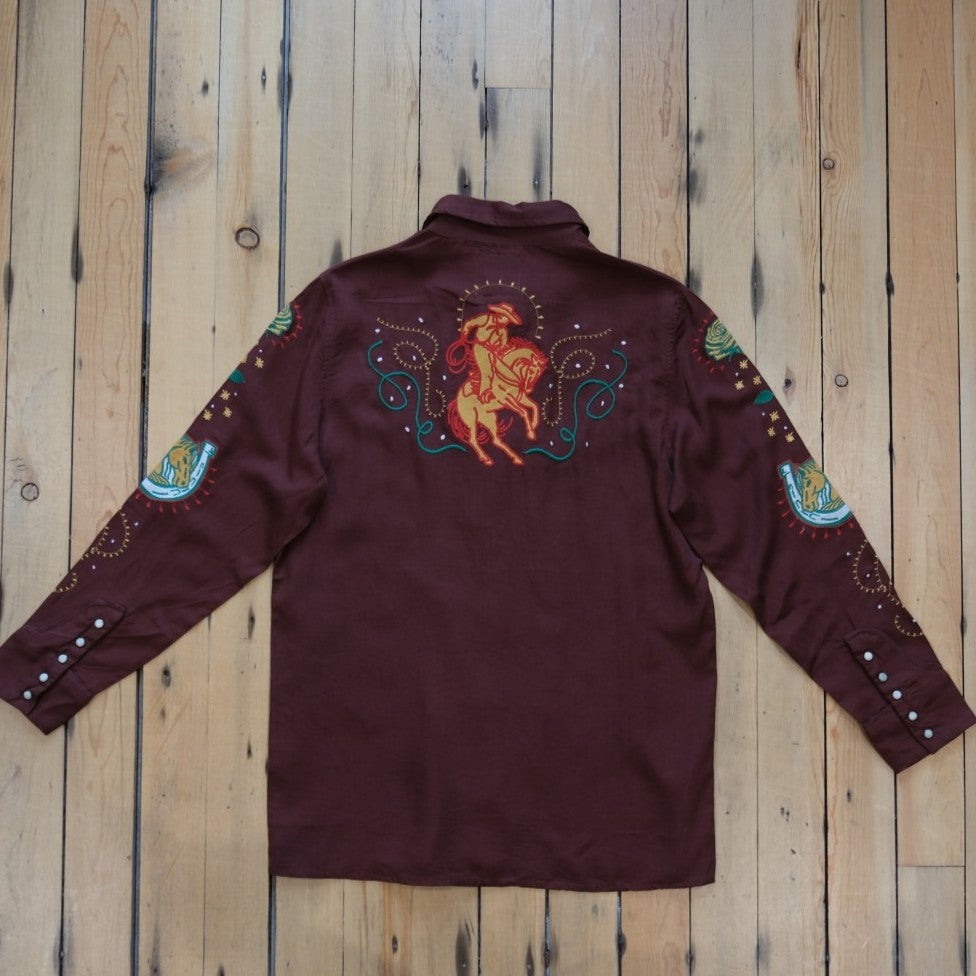 Sendero Show Pony Embroidered Western Pearl Snap