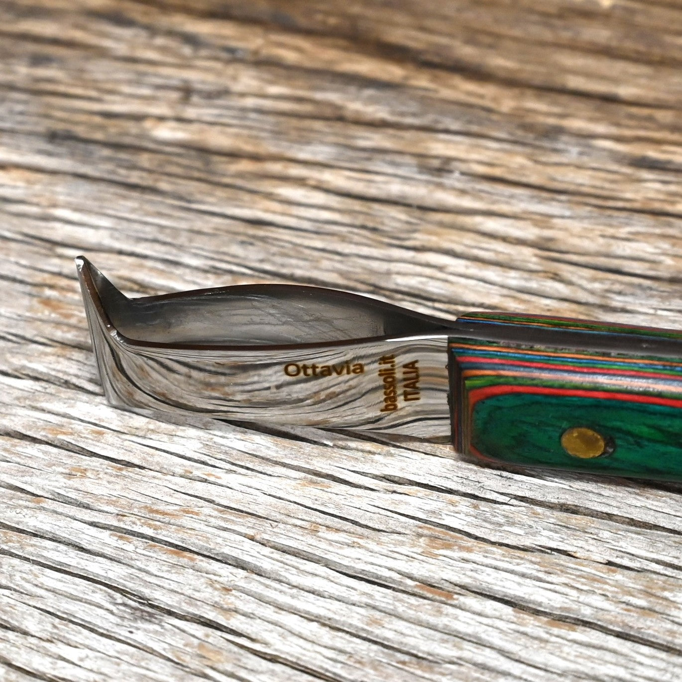 View of knife