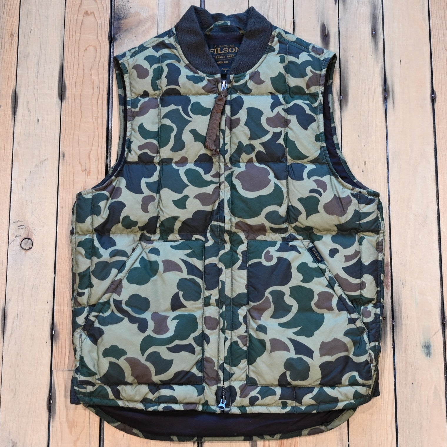 Filson - Waxed Down Vest (Tundra Shrub Camo) – Atomic 79
